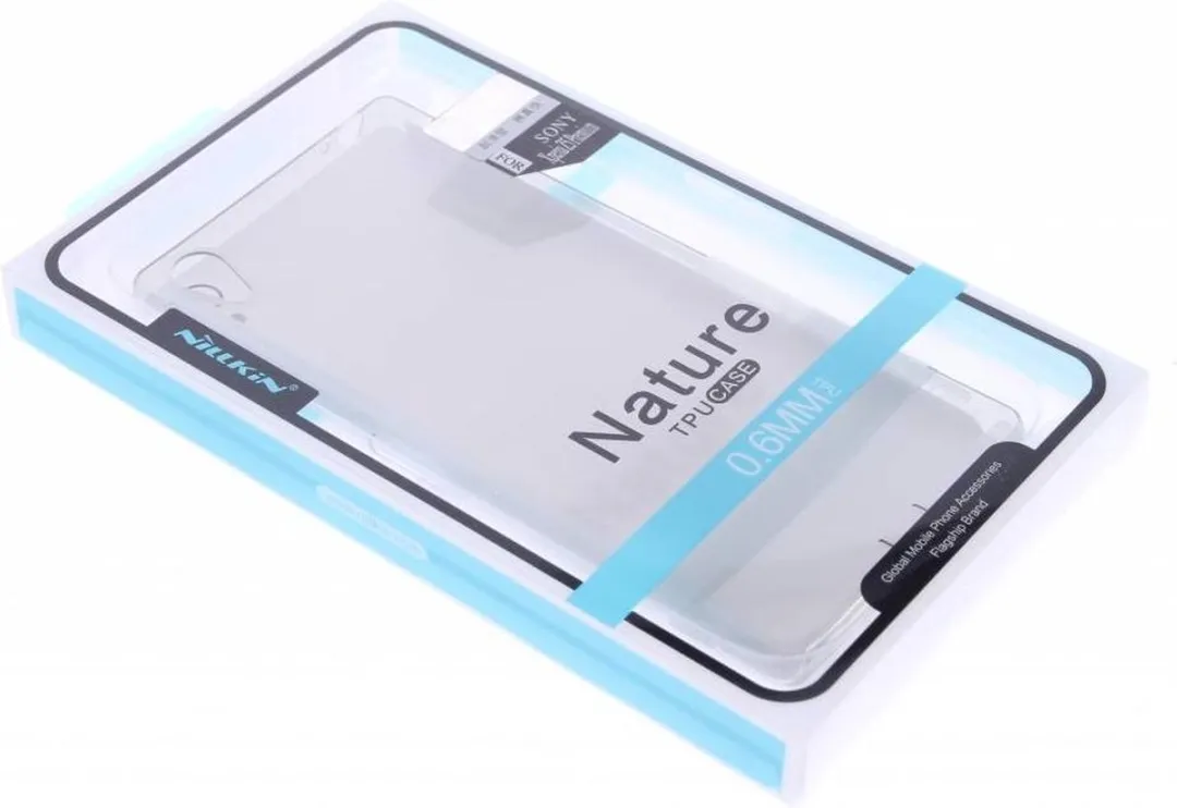 Nillkin Nature TPU Hoes Sony Xperia Z5 Premium - Lichtgrijs - afbeelding 4 van 6