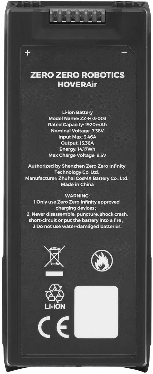 HOVERAir Thermo Smart Battery SP16H002 Drone Accu - 1920mAh - afbeelding 3 van 4