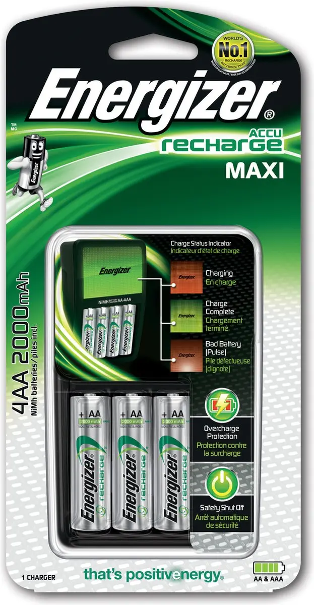 Energizer Maxi Charger E300321201 Batterijlader