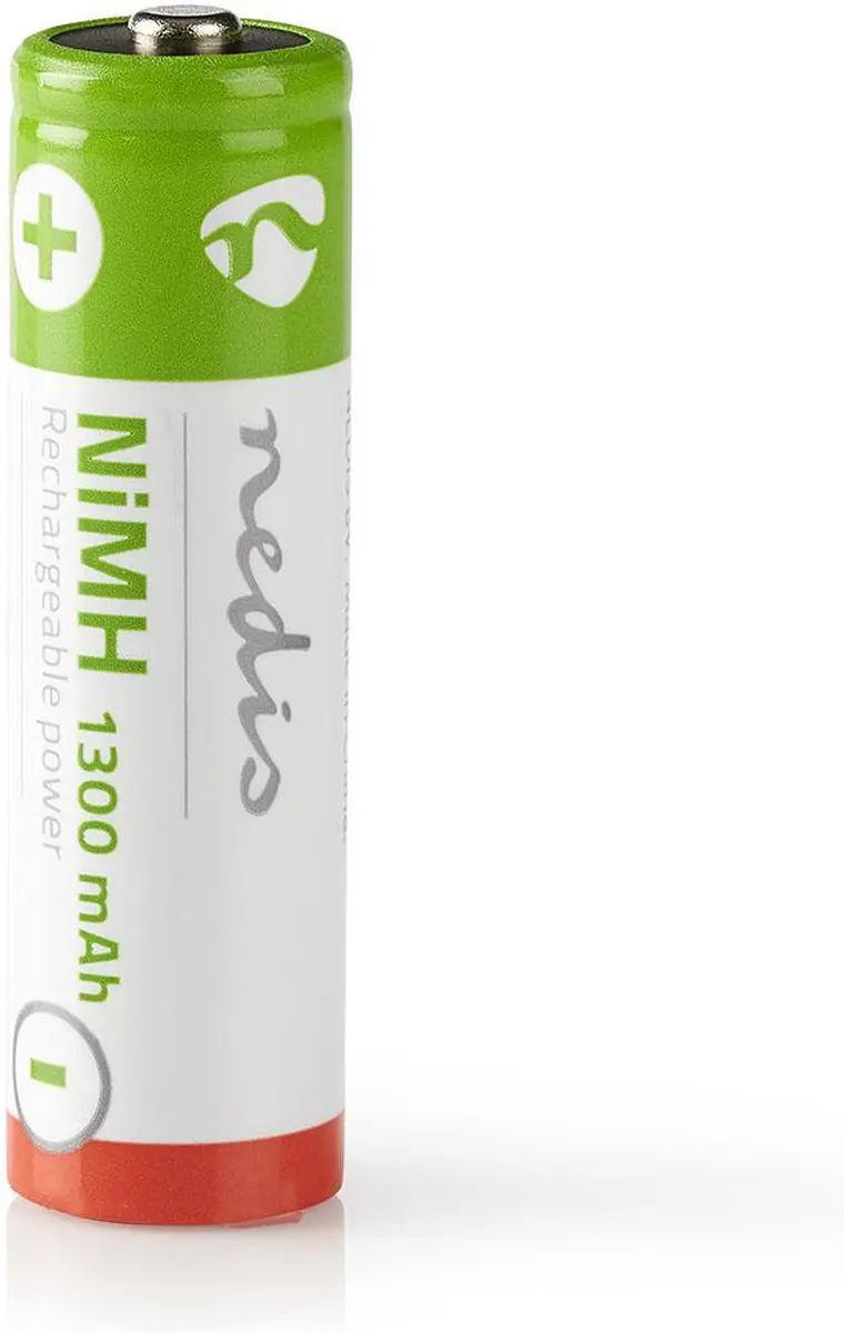 Nedis Oplaadbare NiMH-batterij AA 1300 mAh - 4-Pak - afbeelding 6 van 6