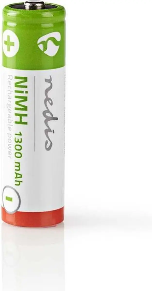Nedis Oplaadbare NiMH-batterij AA 1300 mAh - 4-Pak - afbeelding 5 van 6