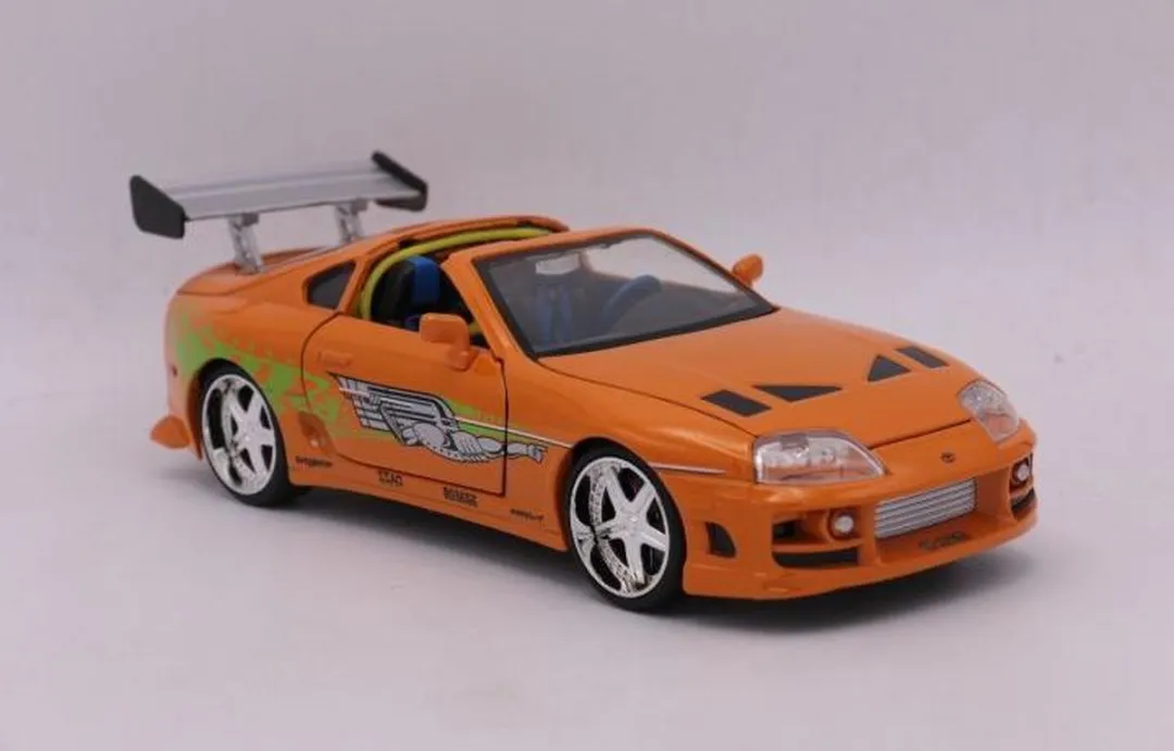 Jada Toys Fast & Furious Toyota Supra 1:24 - Oranje - afbeelding 6 van 6
