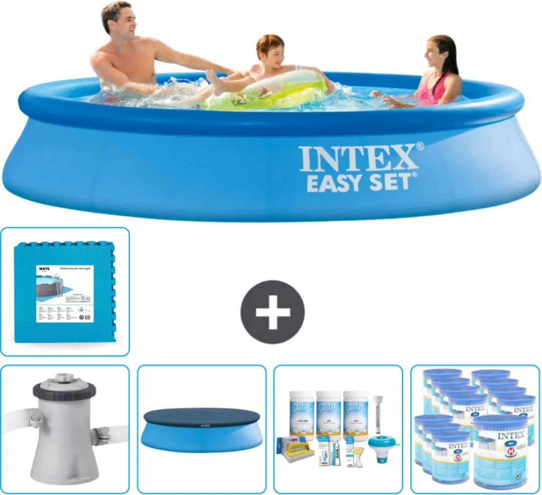 Intex Easy Set Zwembad 305x61cm - Blauw - 3077L