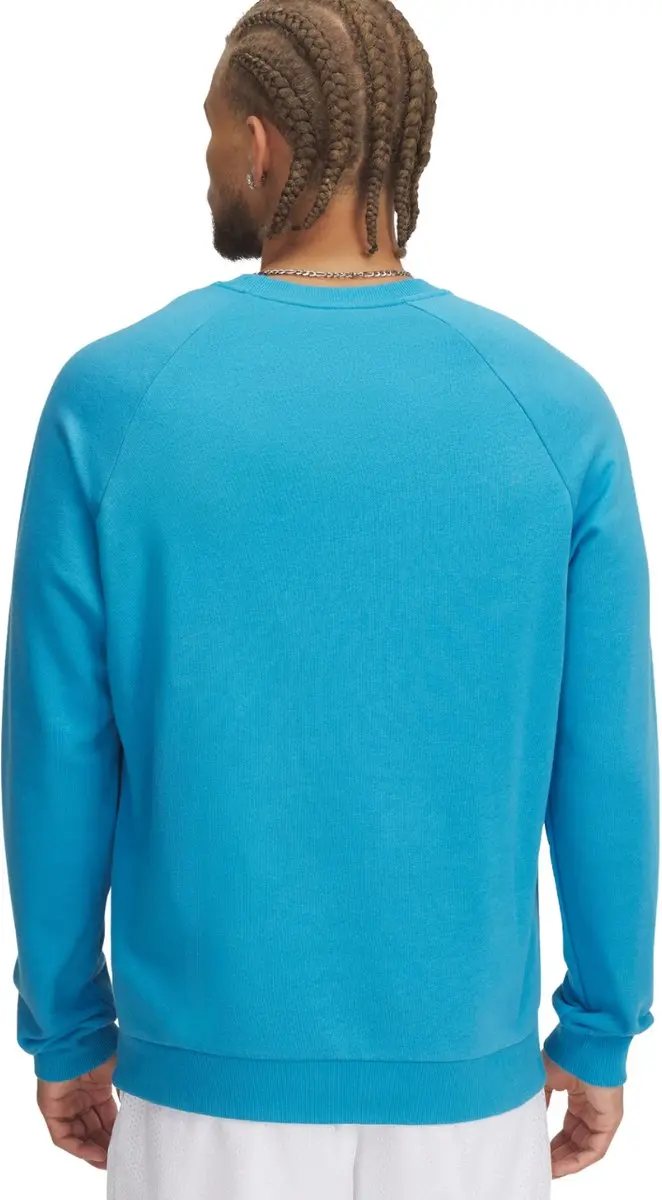Under Armour Rival Fleece Sweater Heren - Blauw - Maat S - afbeelding 4 van 4