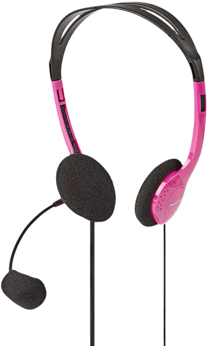 Nedis PC-Headset CHST100PK - Roze