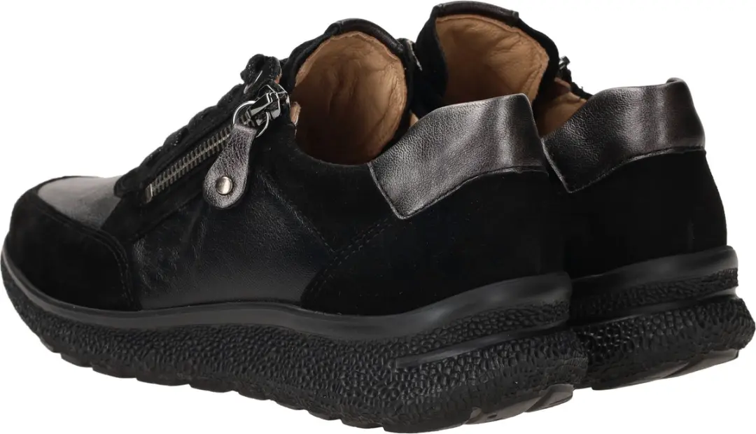 Hartjes Dames Veterschoenen - Zwart - afbeelding 6 van 6
