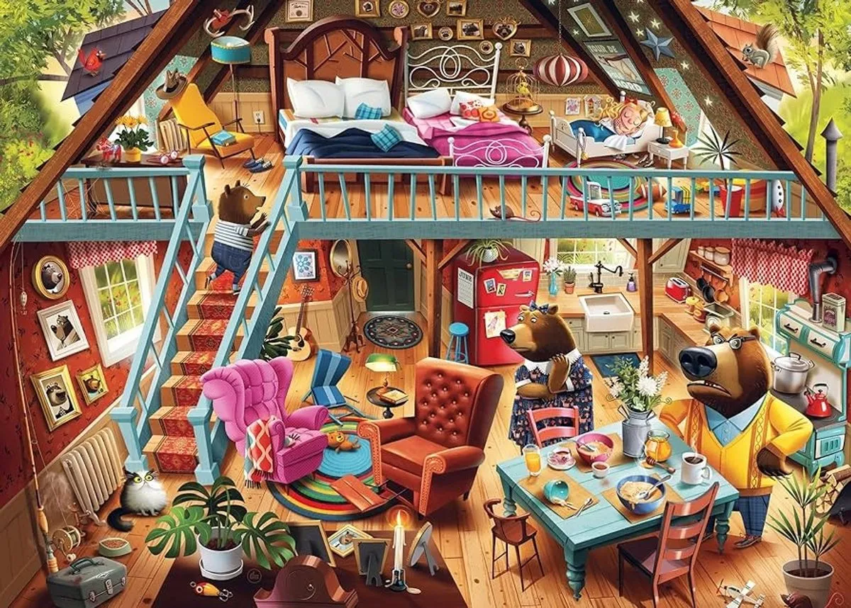 Ravensburger Puzzel 1000 Stuks - Klassieke Verhalen Goudlokje