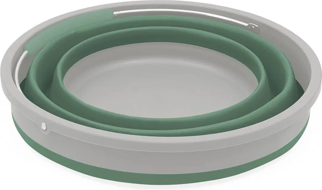Outwell Collaps Opvouwbare Emmer met Deksel - Ø31cm - Groen - afbeelding 3 van 4