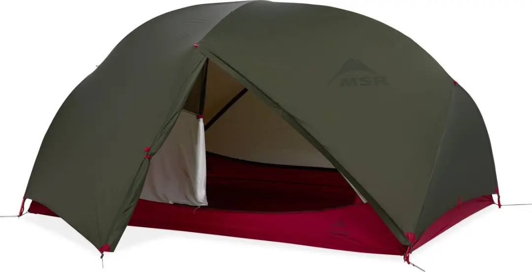 MSR Hubba Hubba Bikepack 2 Tent - Groen - afbeelding 4 van 6