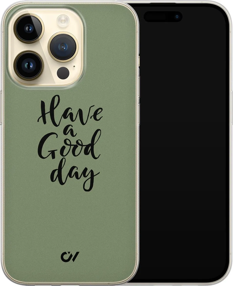 Casevibes Hoesje iPhone 14 Pro A/14P/UV/042 - Groen