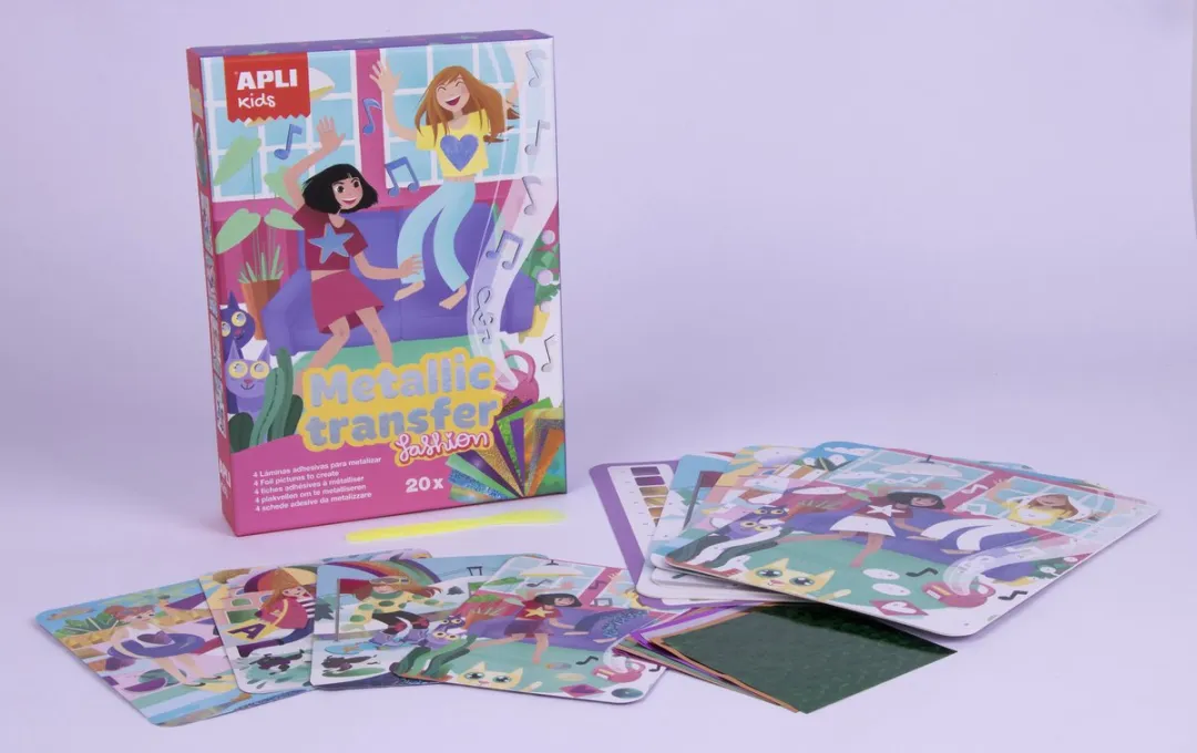 Apli Kids Metallic Transfer Fashion - 26 Stuks