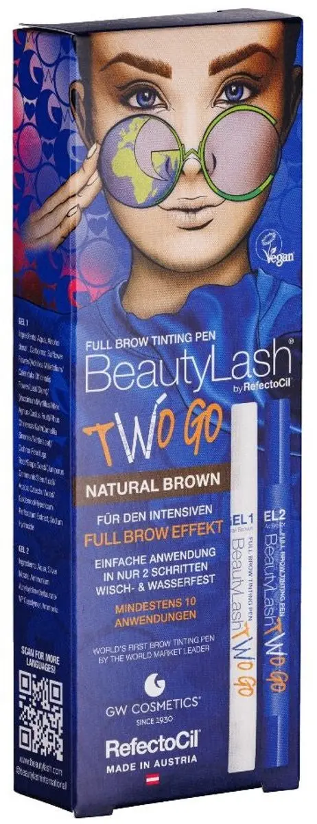Refectocil BeautyLash Full Brow Tinting Pen Natural Brown - afbeelding 6 van 6