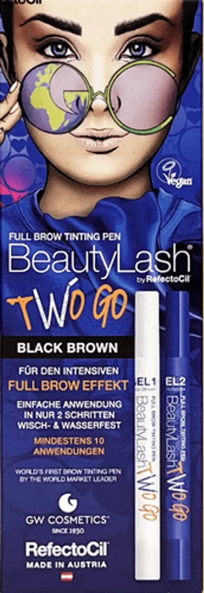 Refectocil BeautyLash Full Brow Tinting Pen - Black Brown - afbeelding 6 van 6