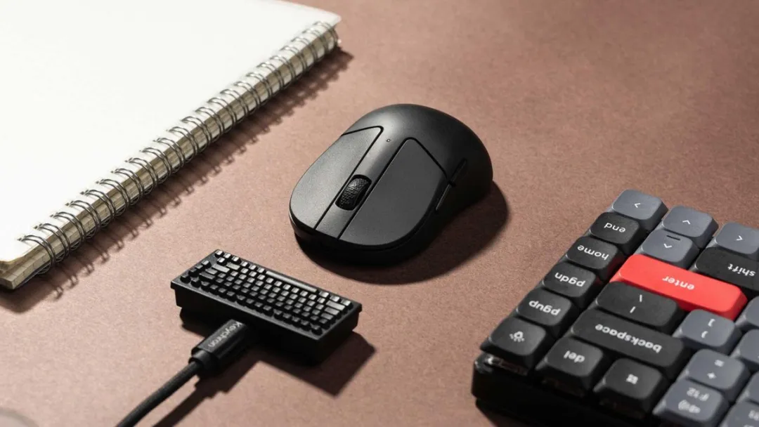 Keychron M4 Draadloze 4K Muis - Zwart