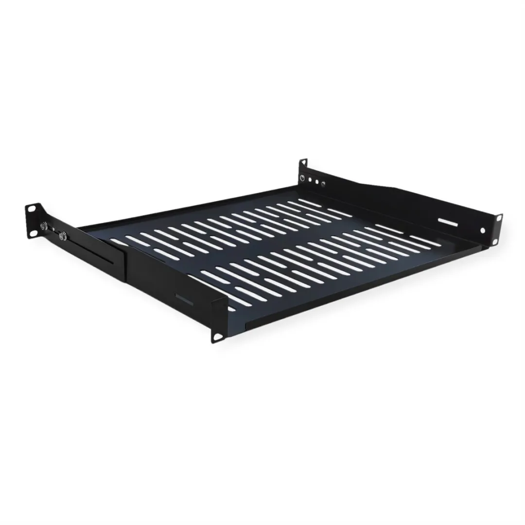 Value 19" Legplank 1 HE - 350mm - 25kg - U-vorm - Zwart - afbeelding 3 van 6