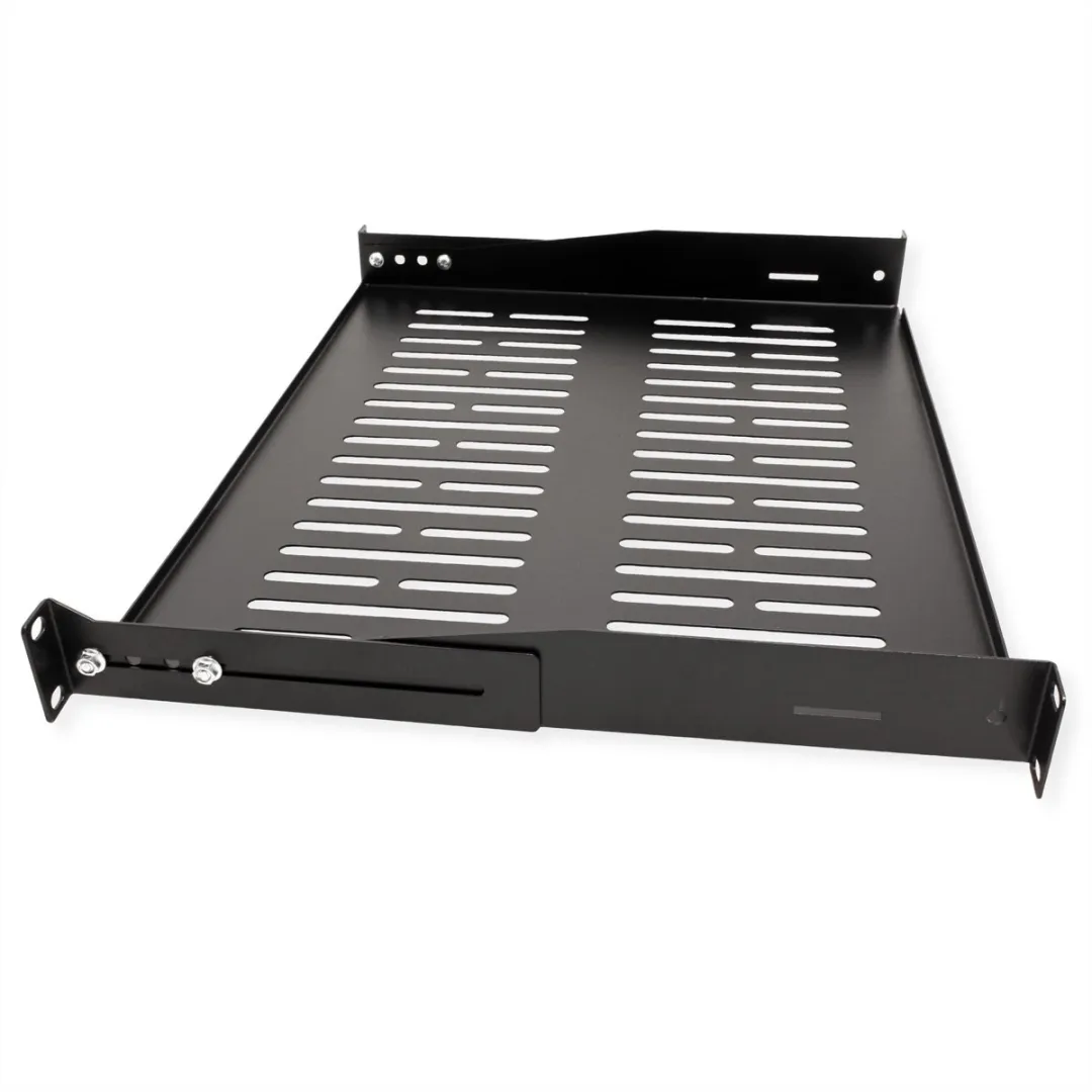 Value 19" Legplank 1 HE - 350mm - 25kg - U-vorm - Zwart - afbeelding 4 van 6