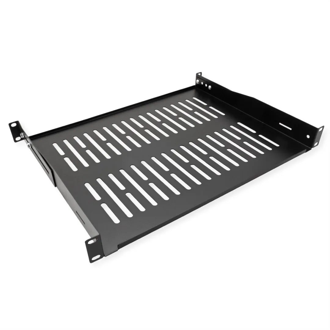 Value 19" Legplank 1 HE - 350mm - 25kg - U-vorm - Zwart - afbeelding 2 van 6