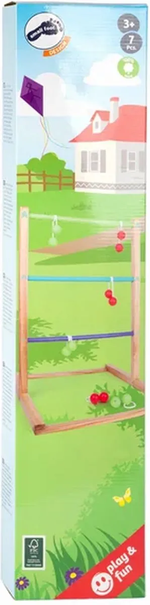 Small Foot Houten Ladder Golf Werpspel 7-delig - Multicolor - afbeelding 6 van 6
