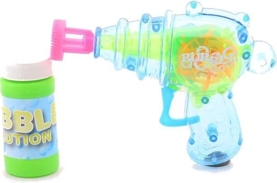 Johntoy Bellenblaas Pistool 407-01124 - Blauw/Groen/Roz