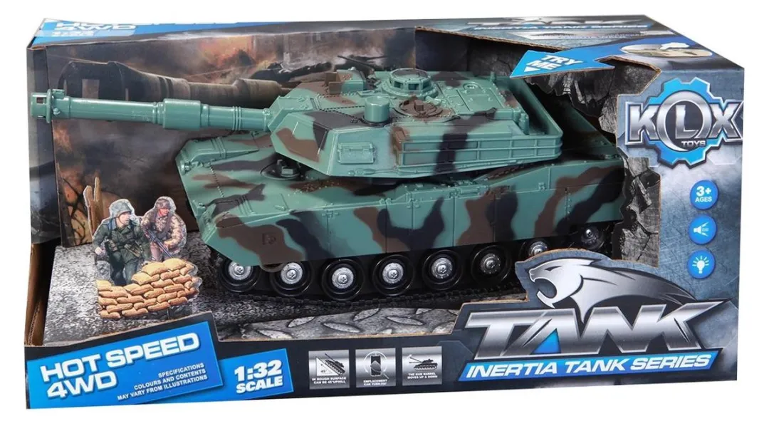 Jonotoys Hot Speed Leger Tank - Groen - 2337