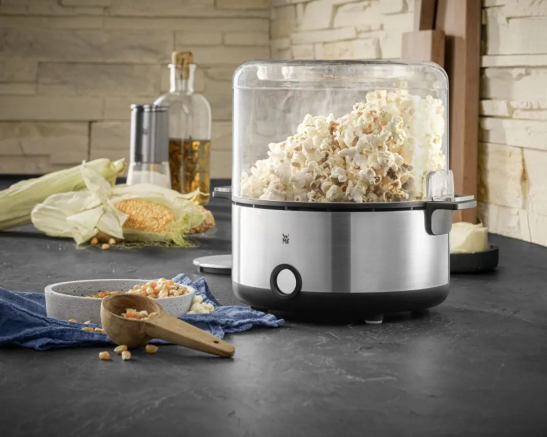 WMF KITCHENminis Popcornmachine 250W - Roestvrijstaal/Zwart - afbeelding 5 van 6
