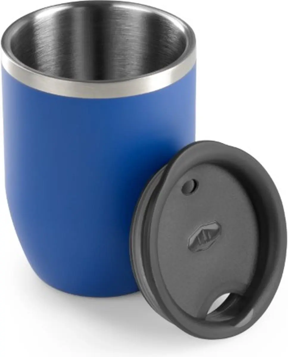 GSI Outdoors Glacier Stainless Doppio - 192ml - Glowing Blue - afbeelding 3 van 3