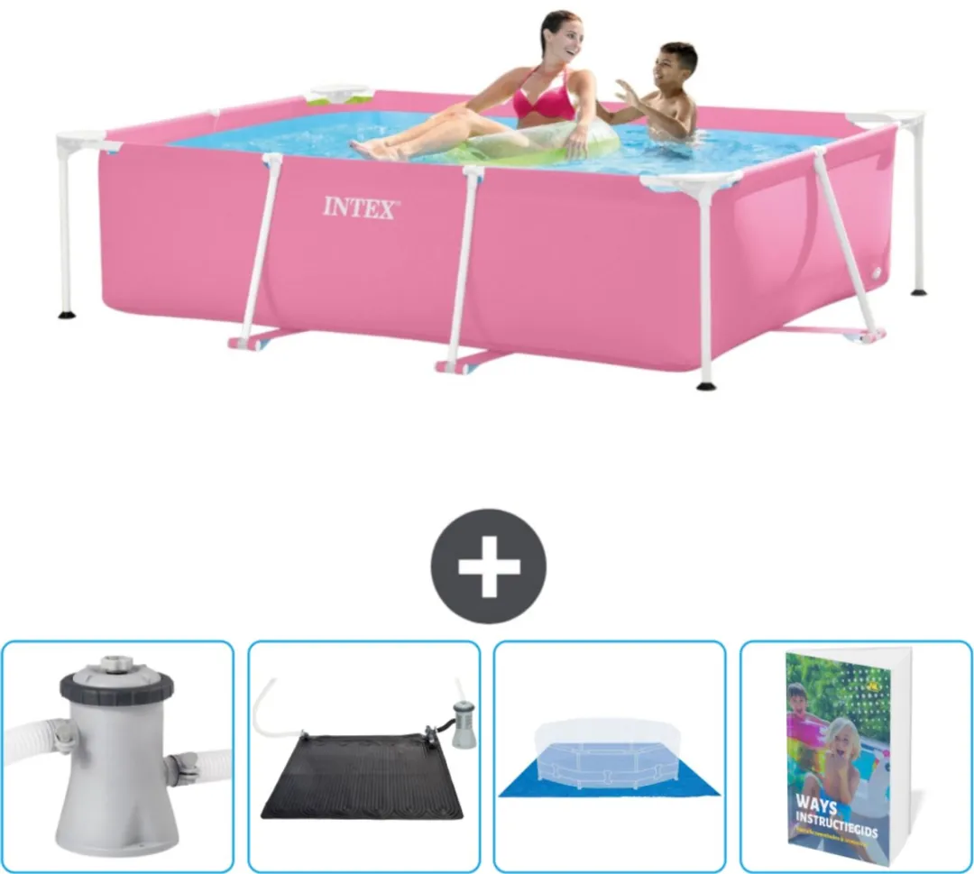 Intex Frame Zwembad 220x150x60cm Roze