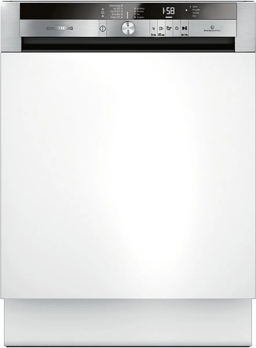 Grundig GNI 41835 X Semi-ingebouwde Vaatwasser