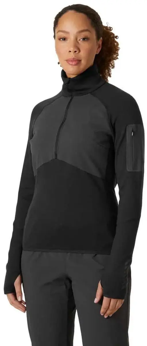 Helly Hansen Lifa Merino Hoodie Zwart L Vrouw