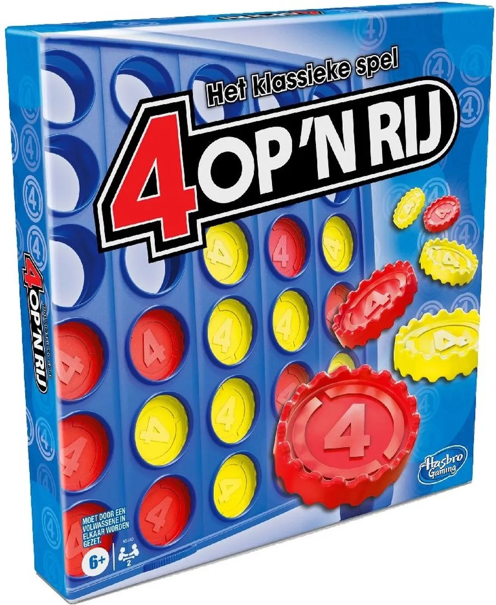 Vier op 'n Rij - Gezelschapsspel - Hasbro Gaming Classic