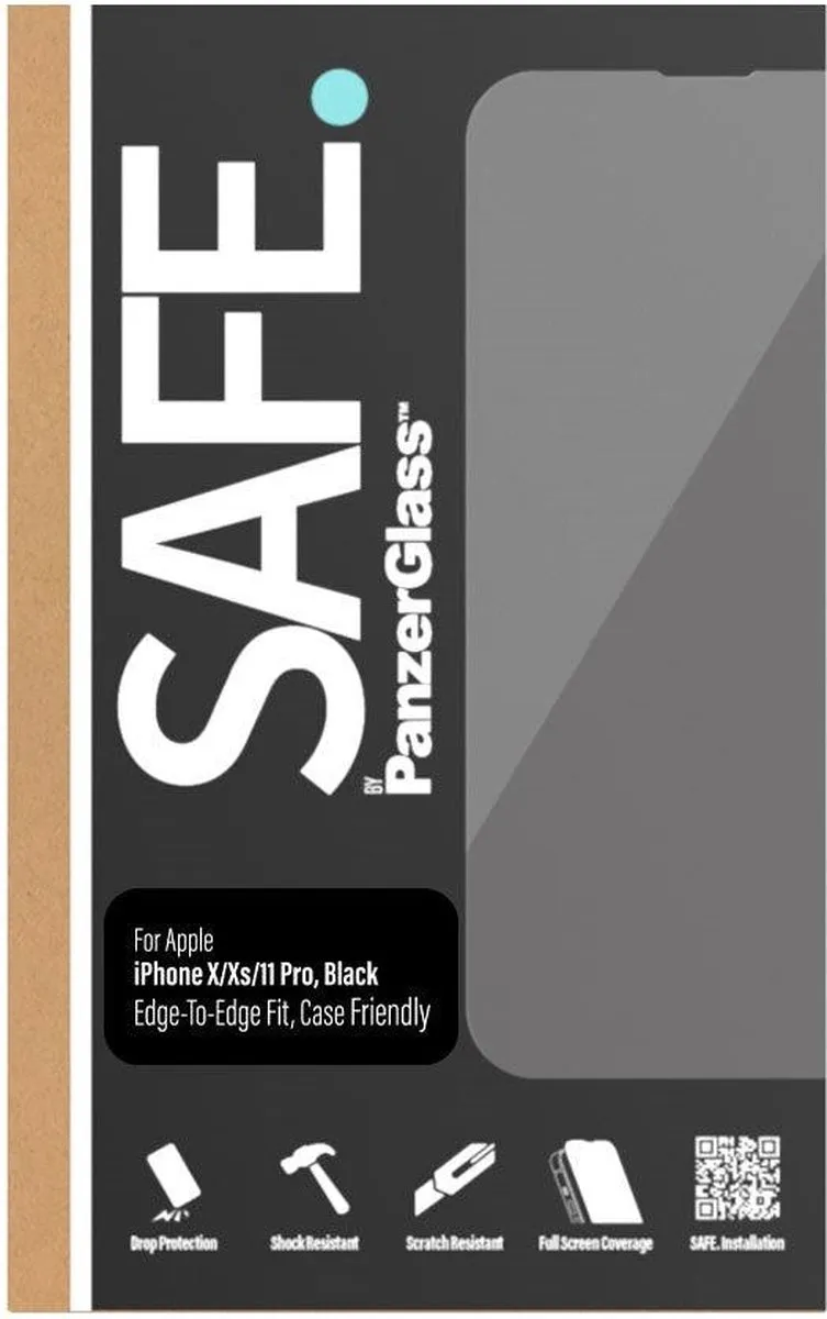 PanzerGlass SAFE iPhone X Schermbeschermer - Case Friendly