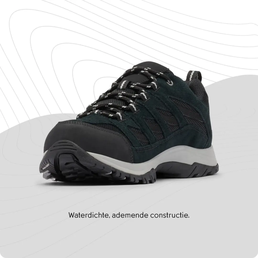 Columbia Crestwood Waterproof Wandelschoenen - Zwart - EU 49 - afbeelding 4 van 6