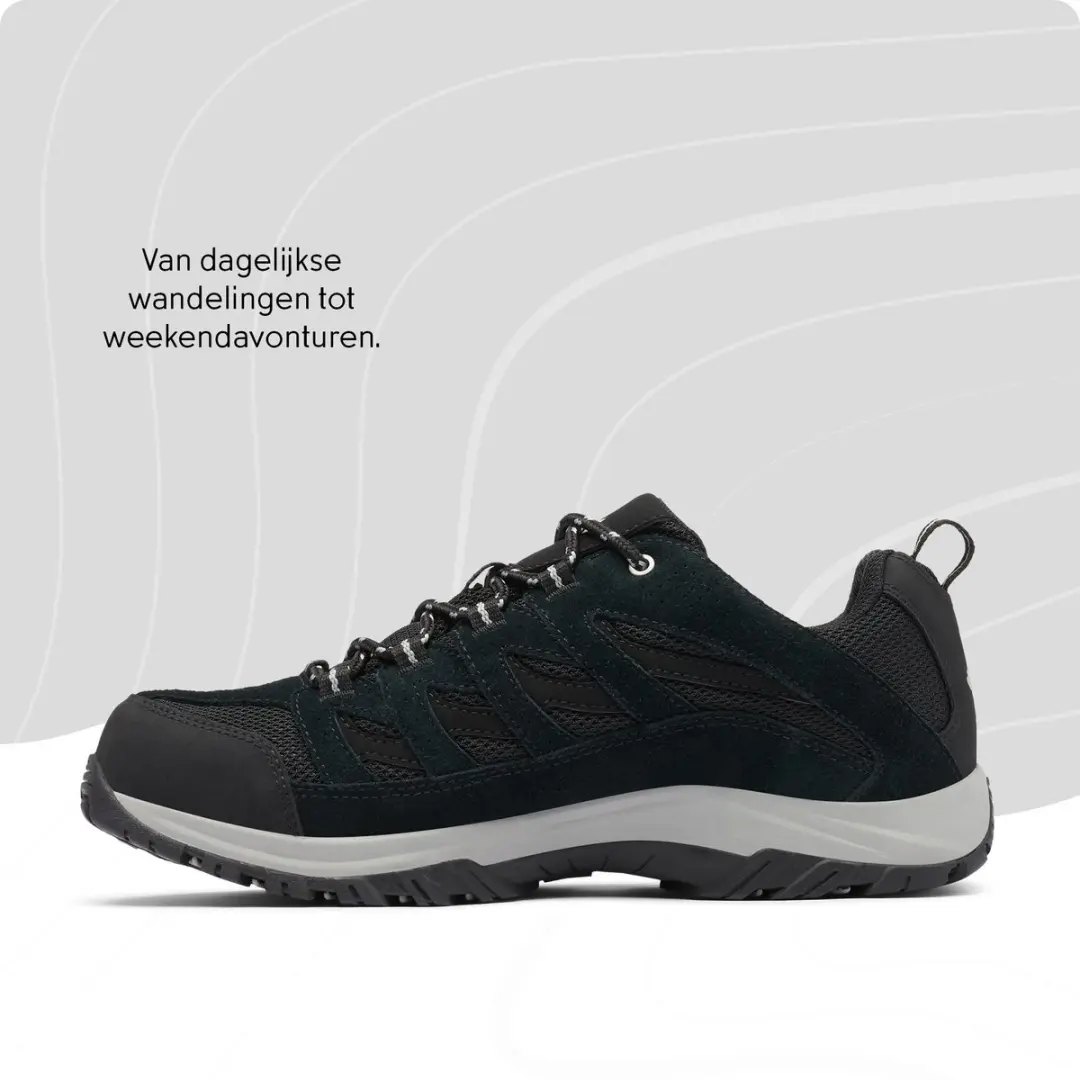 Columbia Crestwood Waterproof Wandelschoenen - Zwart - EU 49 - afbeelding 5 van 6