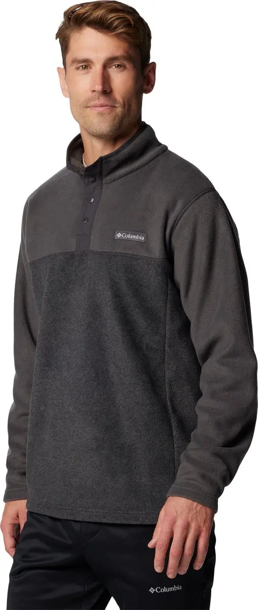 Columbia Steens Mountain Half Snap II Heren Outdoortrui - Charcoal Heather - afbeelding 4 van 5