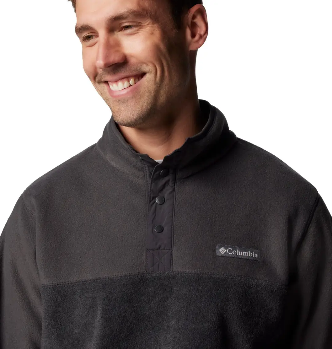 Columbia Steens Mountain Half Snap II Heren Outdoortrui - Charcoal Heather - afbeelding 5 van 5