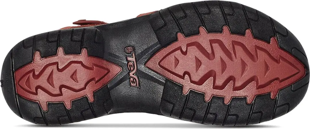 Teva Tirra W Sandalen Dames - Rood/Zwart - afbeelding 5 van 6