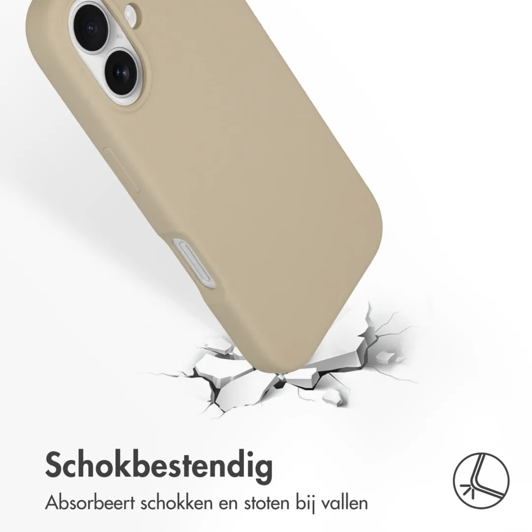 Accezz iPhone 16 MagSafe Hoesje - Beige