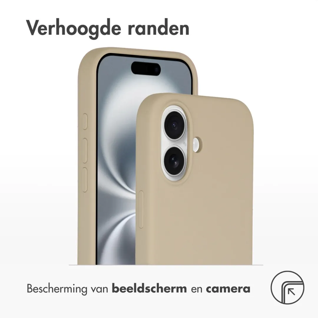 Accezz iPhone 16 MagSafe Hoesje - Beige