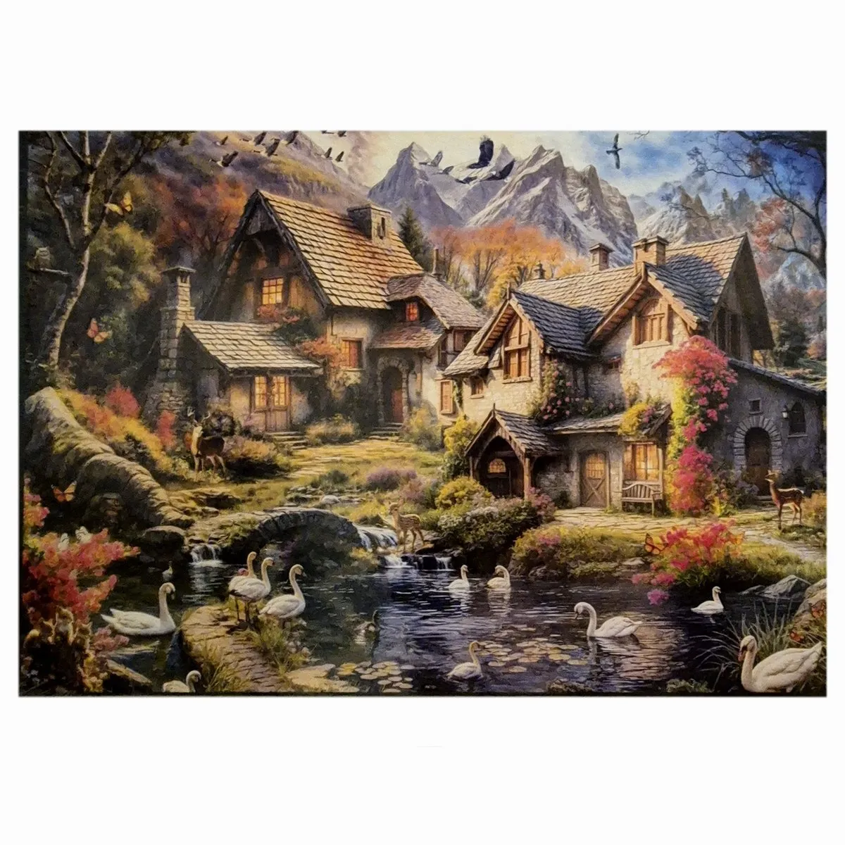 Jumbo Cottage at the Lake Legpuzzel 3000 Stuks - Multi
