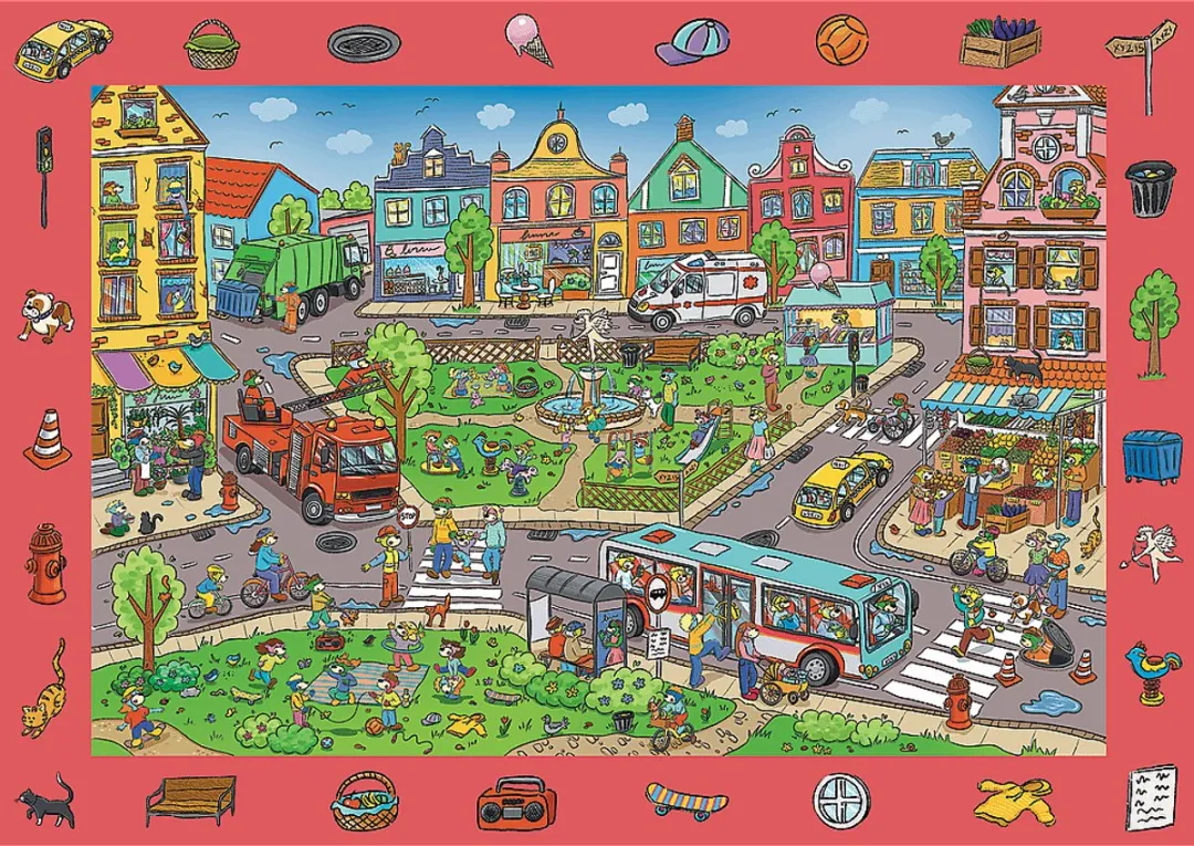 Trefl Spy Guy Observatiepuzzel 100 Stuks - Multicolor