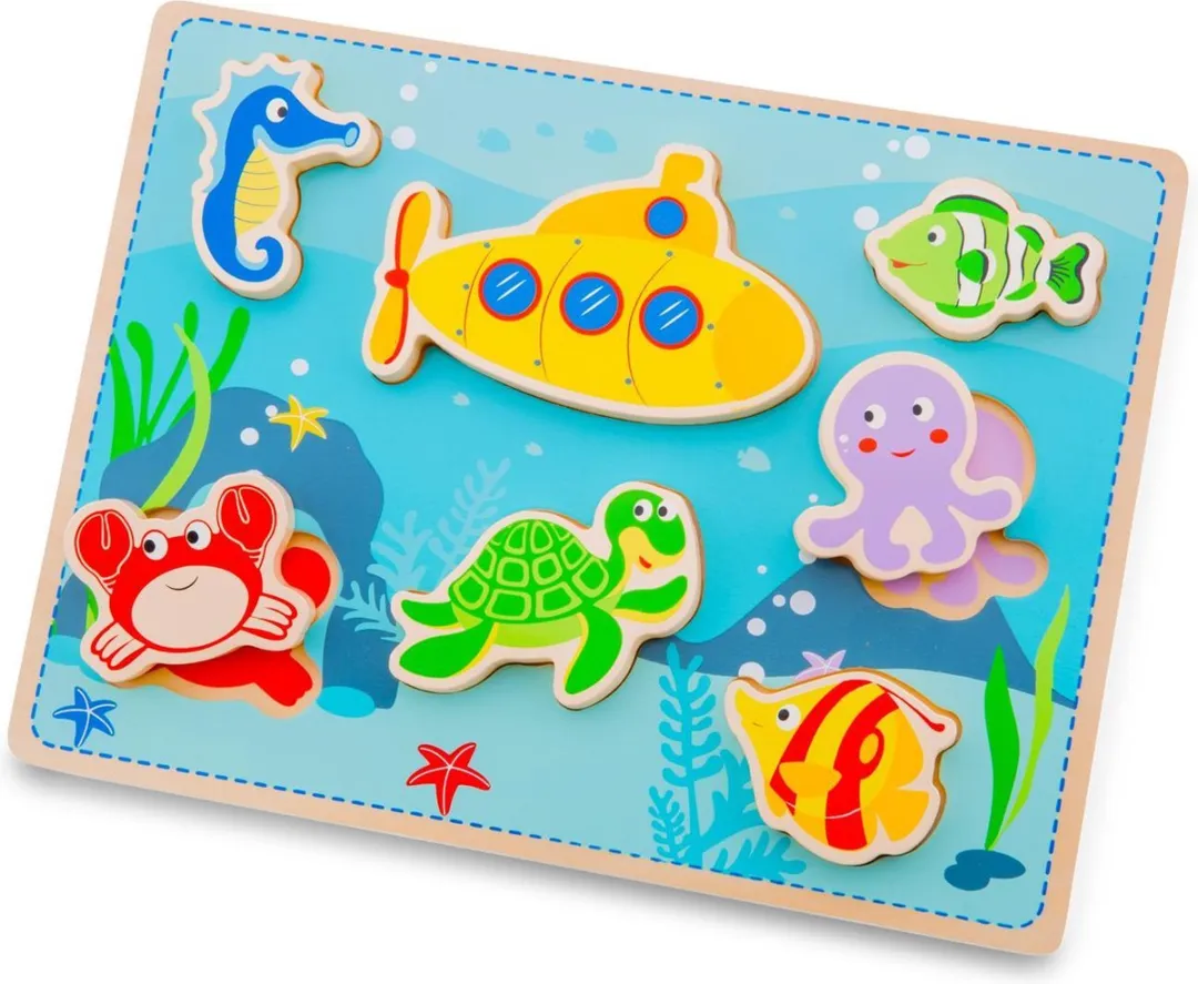 New Classic Toys Chunky Transport Puzzel 8-delig