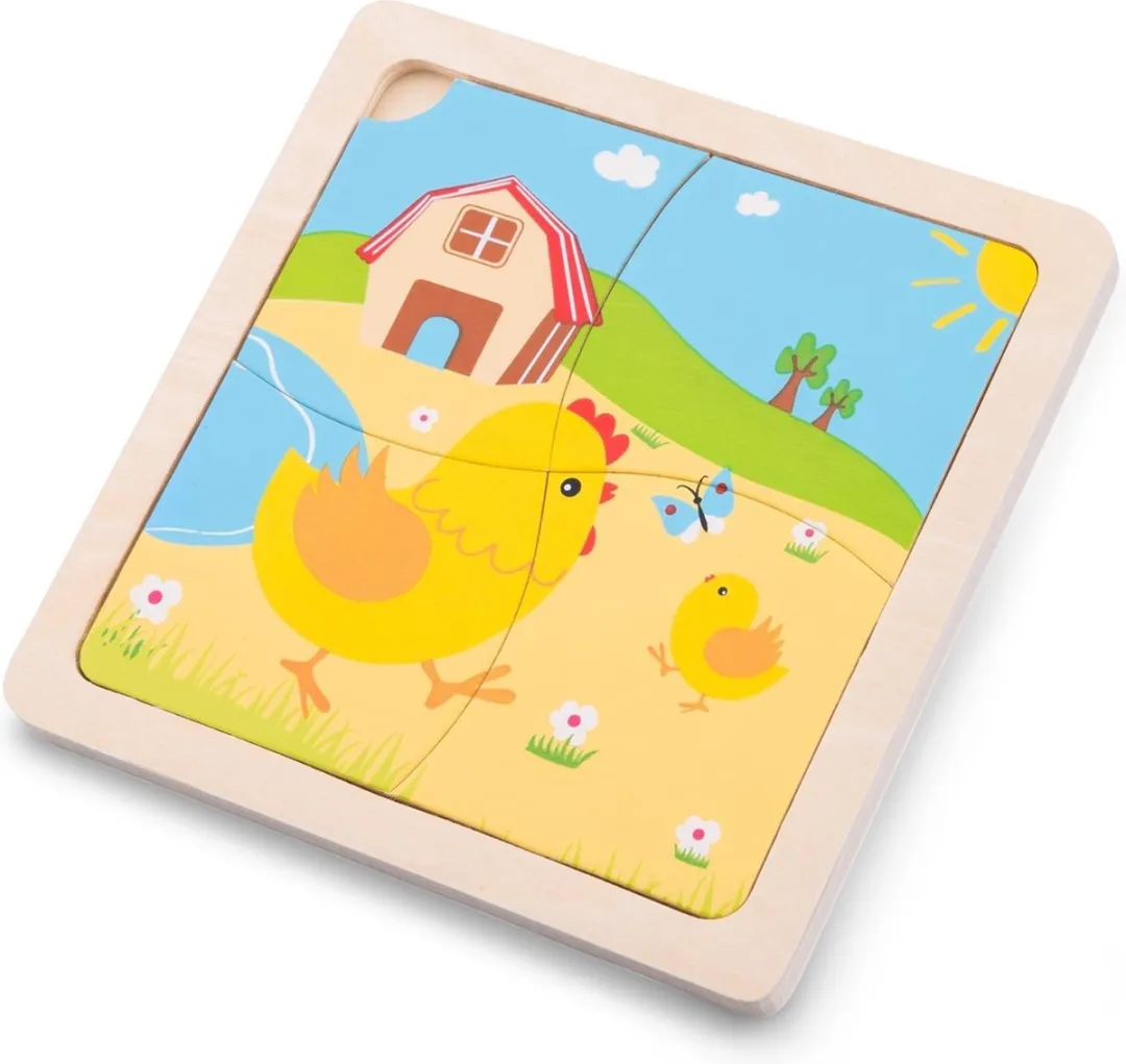 New Classic Toys Chunky Transport Puzzel 8-delig