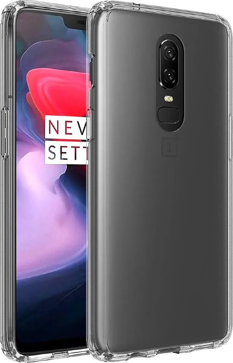 BMAX TPU Hoesje OnePlus 6 - Transparant - MPN 6398399988