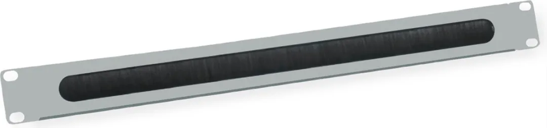 Value 19" Kabeldoorvoerstrook 1HE - grijs - afbeelding 2 van 4