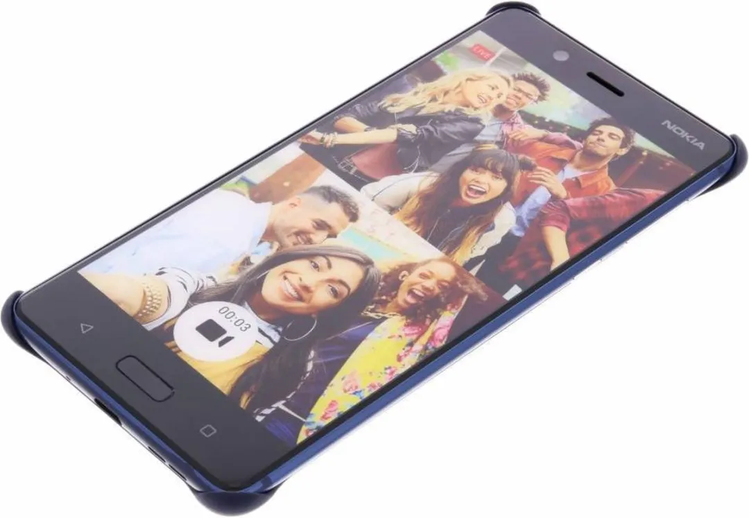 Just in Case Nokia 8 Soft Back Case - Blauw - N800949402