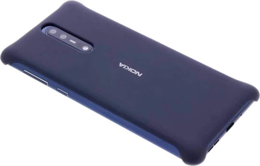 Just in Case Nokia 8 Soft Back Case - Blauw - N800949402