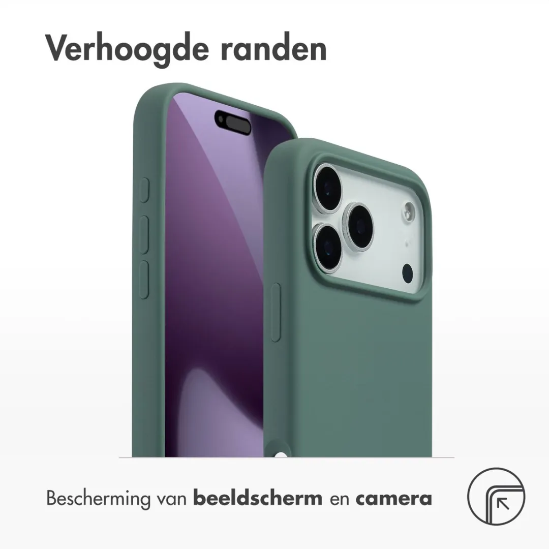 Accezz Hoesje iPhone 17 Pro Max - Donkergroen MagSafe