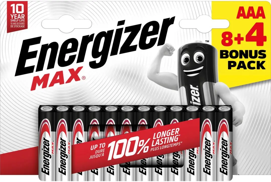 Energizer batterijen Max AAA/LR03/E92