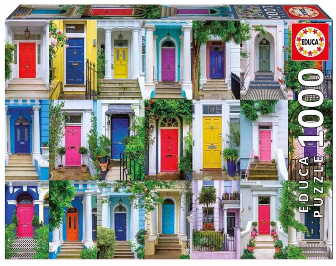 Educa Puertas de Notting Hill Puzzel 1000 Stuks