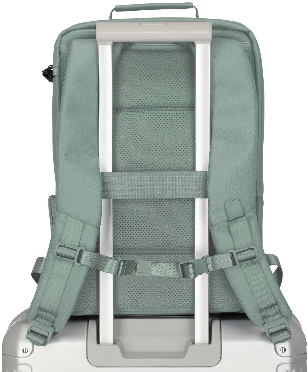 Travelite Workflow Rugzak M - 18 l - 15.6 inch - Salbei - afbeelding 3 van 6